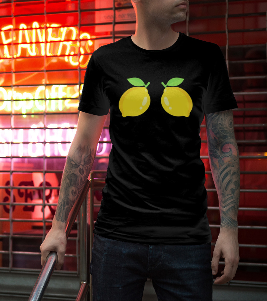 Lemons Over Boobs Bold Citrus T-Shirt