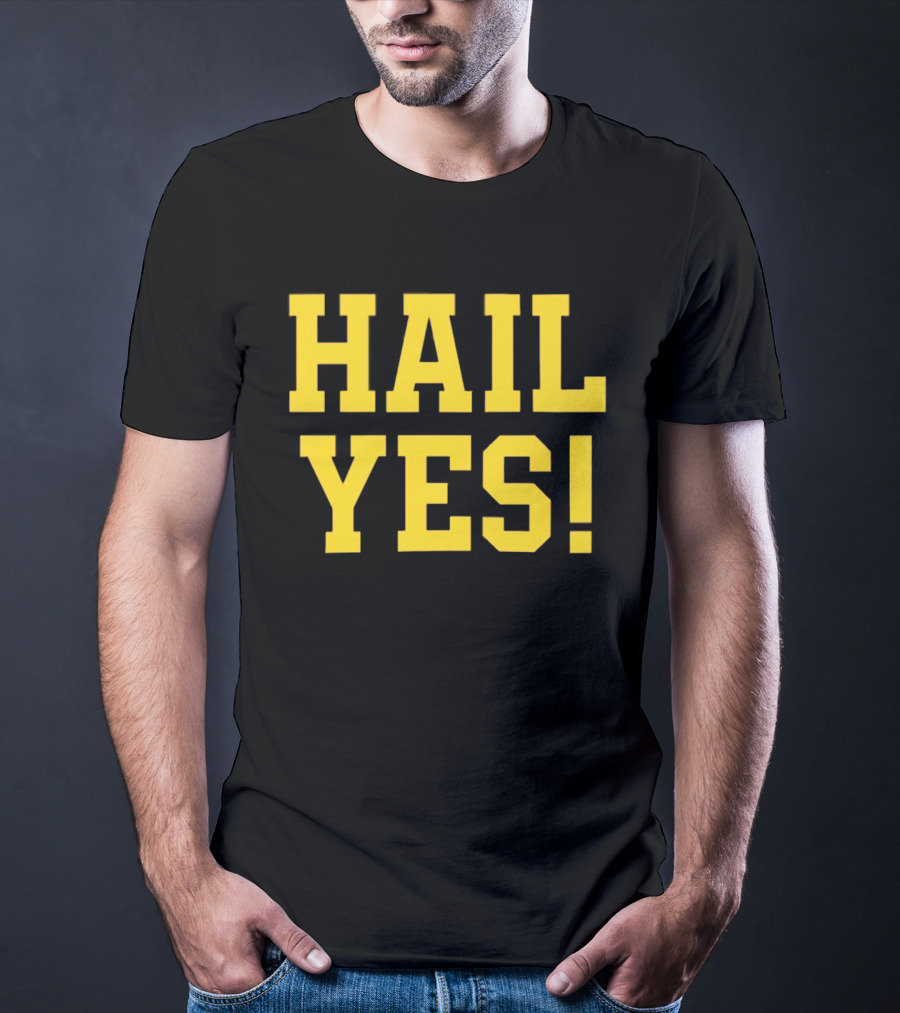 Hail Yes Michigan Wolverines Fan Spirit T-Shirt