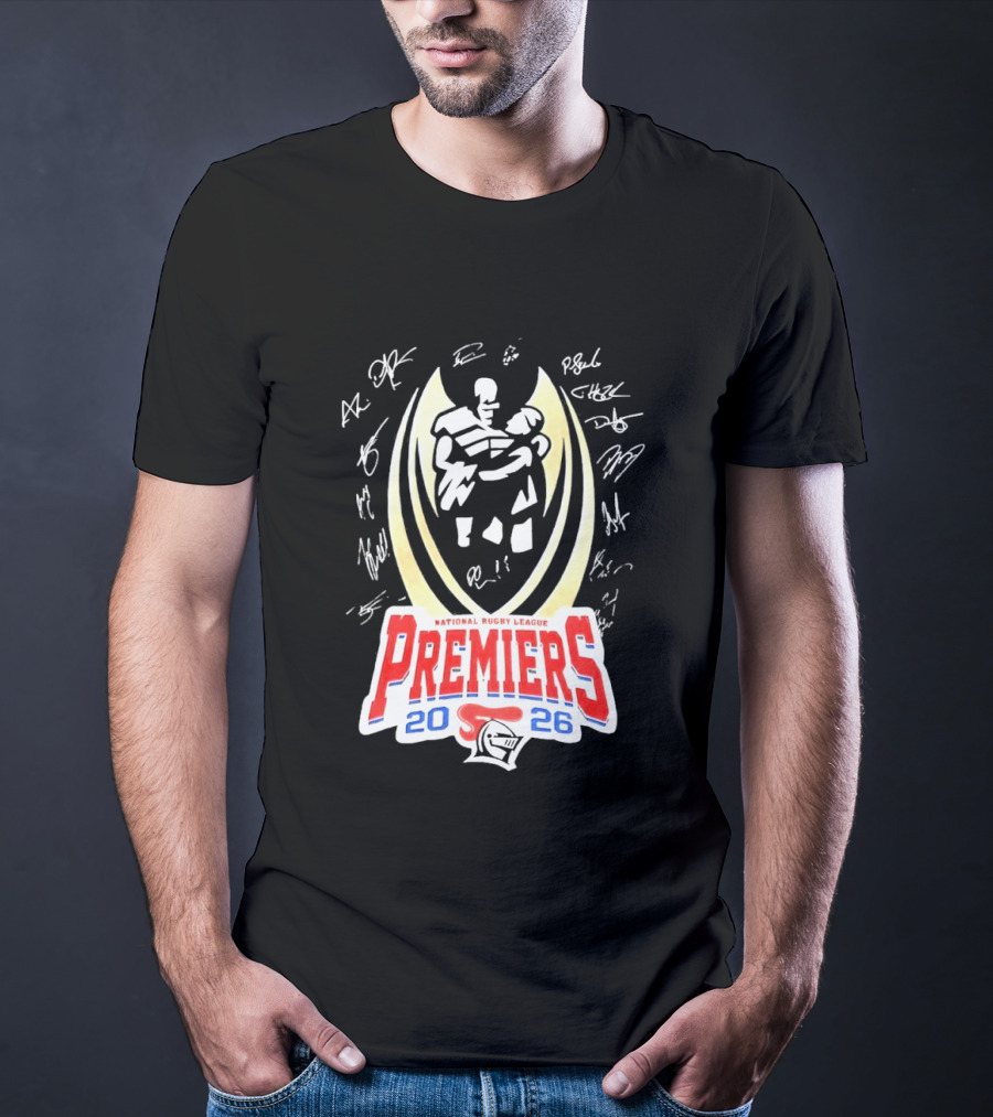 NRL Newcastle Knights National Rugby League Premiers 2026 T-Shirt