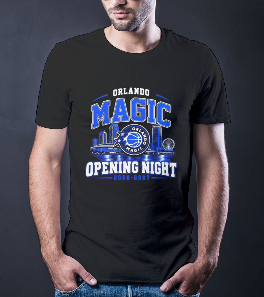 Orlando Magic Opening Night 2026 2027 City Skyline T-Shirt