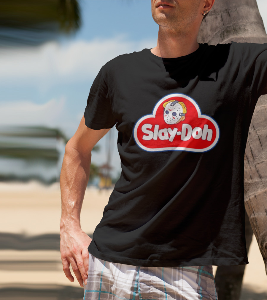 Slay Doh Jason Voorhees Mashup Friday The 13th T-Shirt