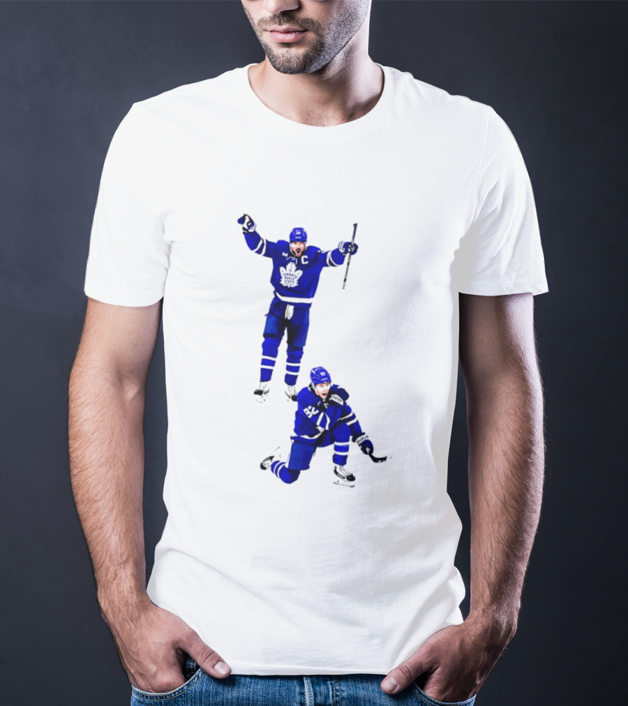 Auston Matthews Gavin McKenna Toronto Maple Leafs Firts One Hockey Players T-Shirt