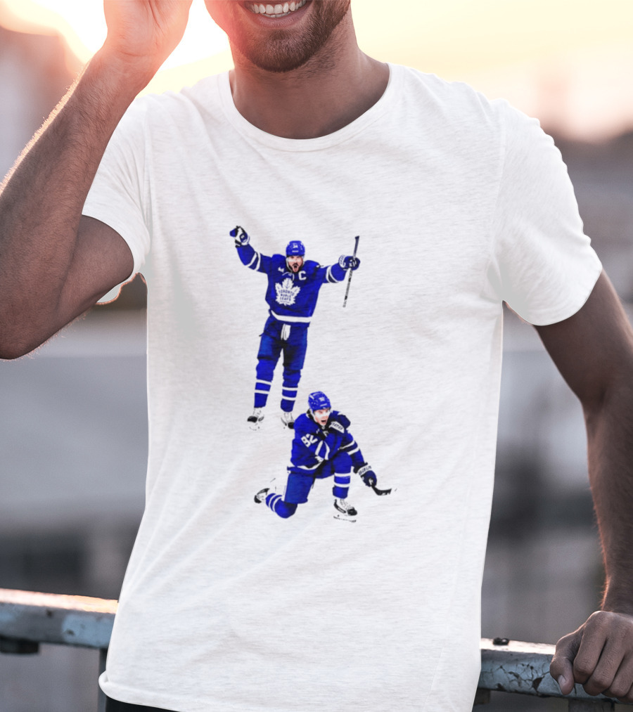 Auston Matthews Gavin McKenna Toronto Maple Leafs Firts One Hockey Players T-Shirt