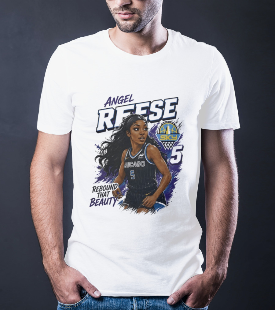 Angel Reese Chicago Sky 5 Rebound That Beauty T-Shirt