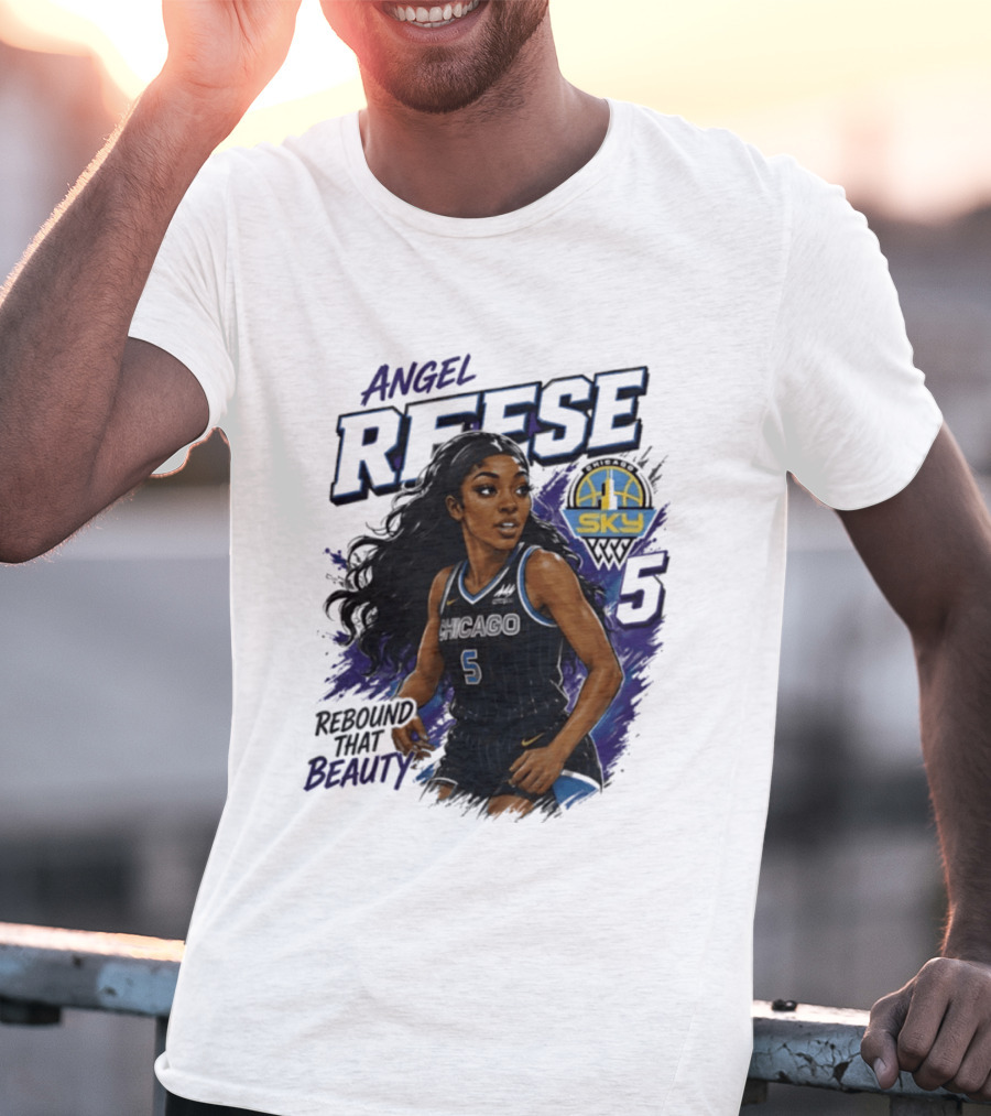 Angel Reese Chicago Sky 5 Rebound That Beauty T-Shirt