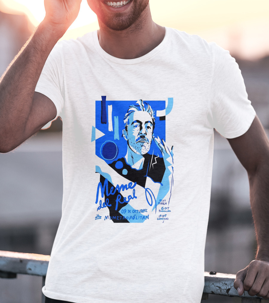 Meme Del Real 09 De Octubre 2026 Metropolitán MX Concert T-Shirt