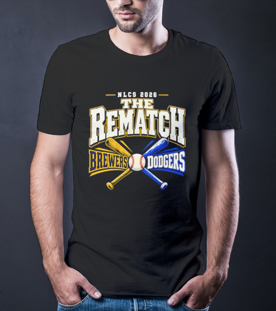 NLCS 2026 The Rematch Brewers Vs Dodgers T-Shirt