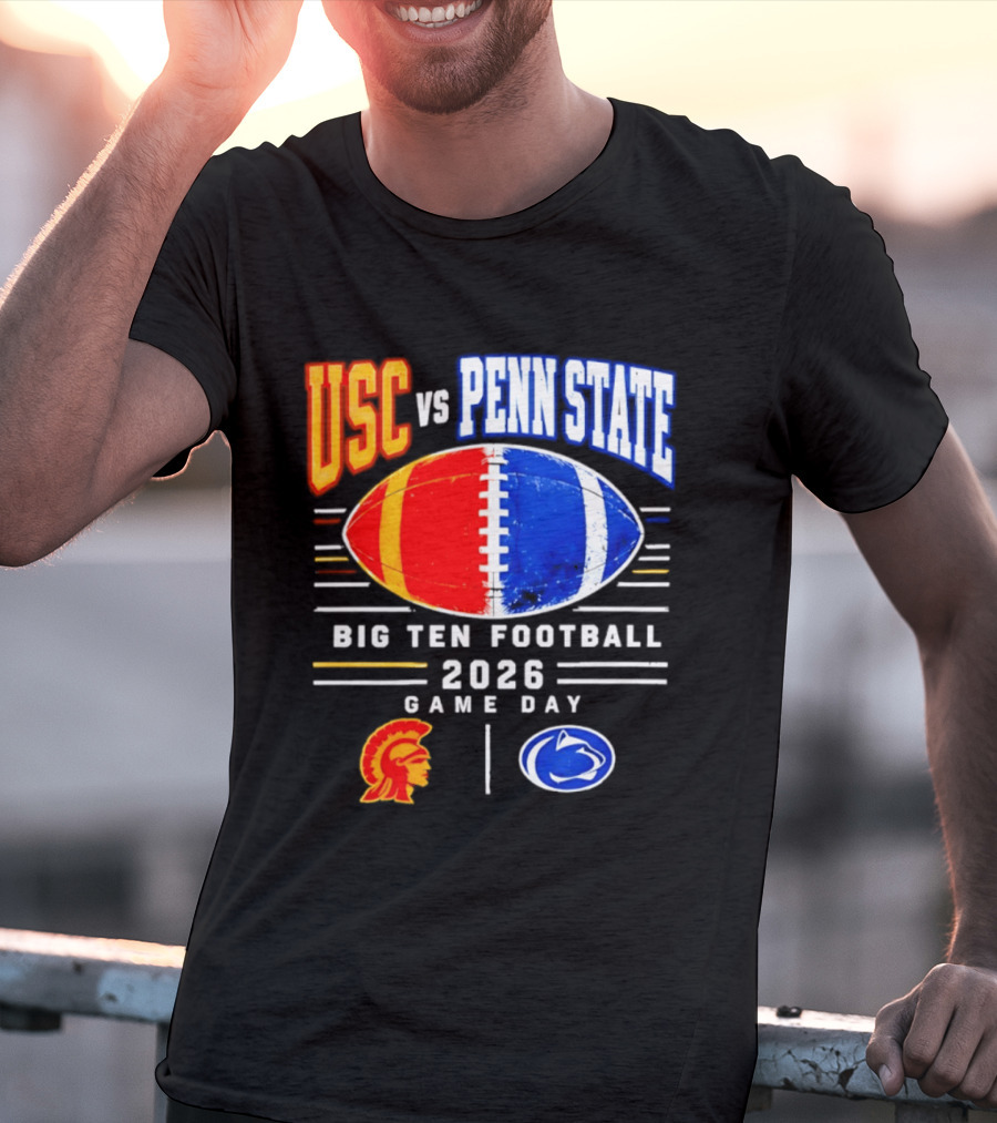 USC Vs Penn State Big Ten Football 2026 Game Day T-Shirt