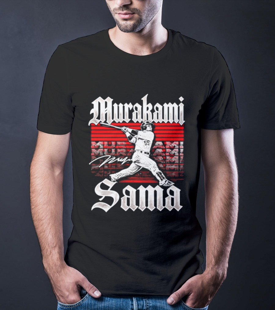 Murakami Sama Chicago White Sox 2026 Postseason Slugger Swing T-Shirt