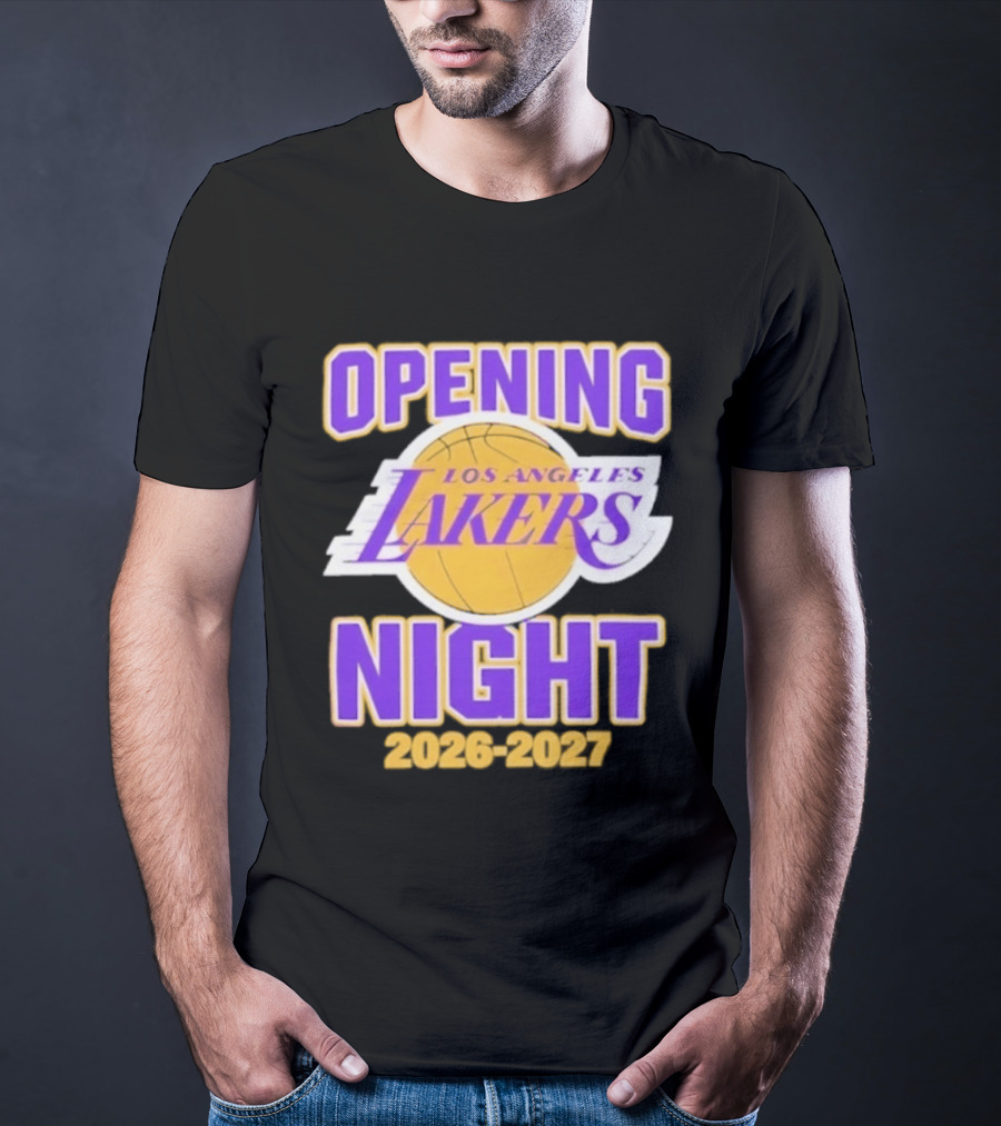 NBA 2026 2027 Opening Night Los Angeles Lakers T-Shirt