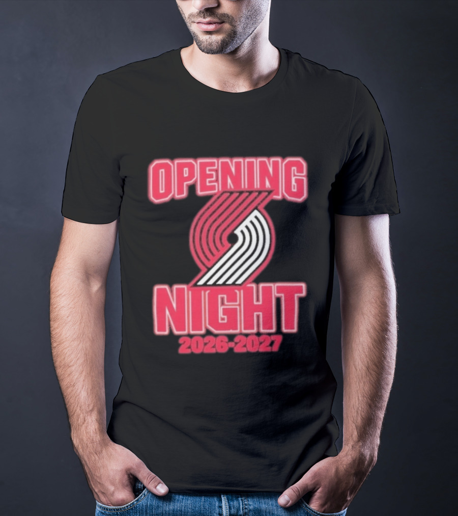 Portland Trail Blazers NBA Opening Night 2026 2027 T-Shirt