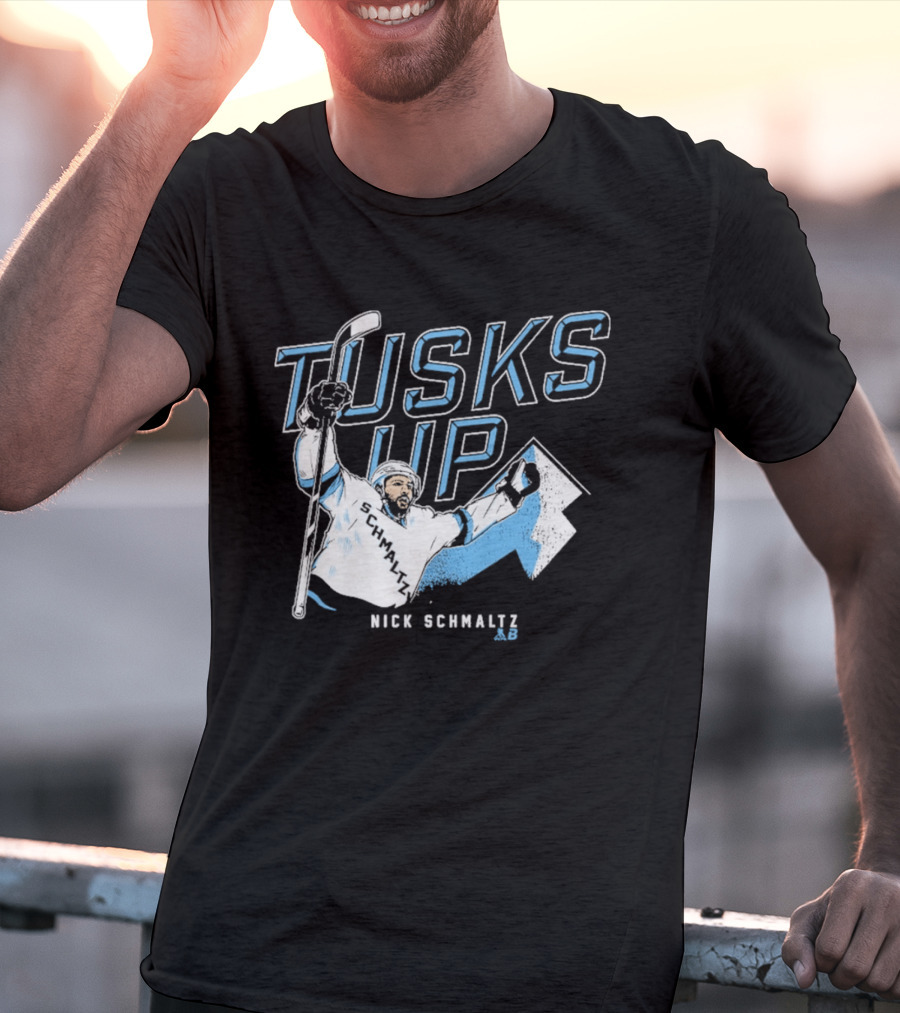Nick Schmaltz Tusks Up Hockey Celebration T-Shirt