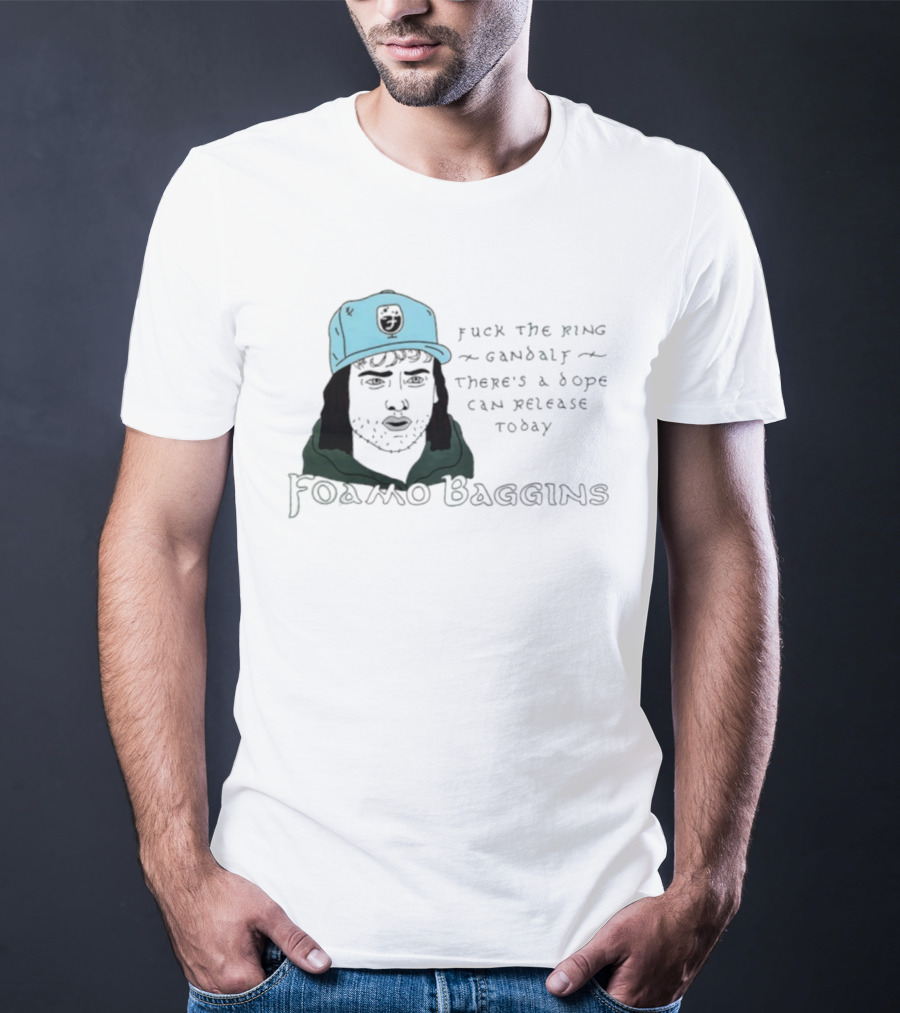 Foamo Baggins Humor Gandalf Dope Can Release T-Shirt