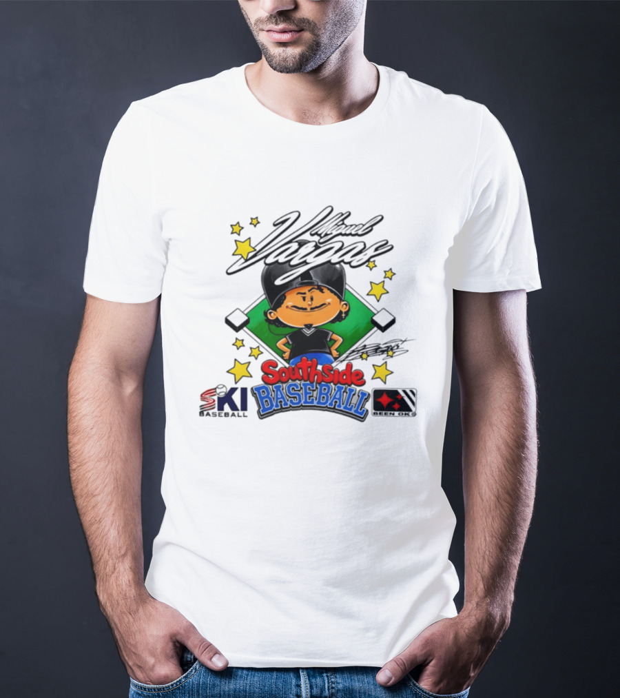 Miguel Vargas Southside Baseball Chicago White Sox Sports SKI Baseball Stars T-Shirt