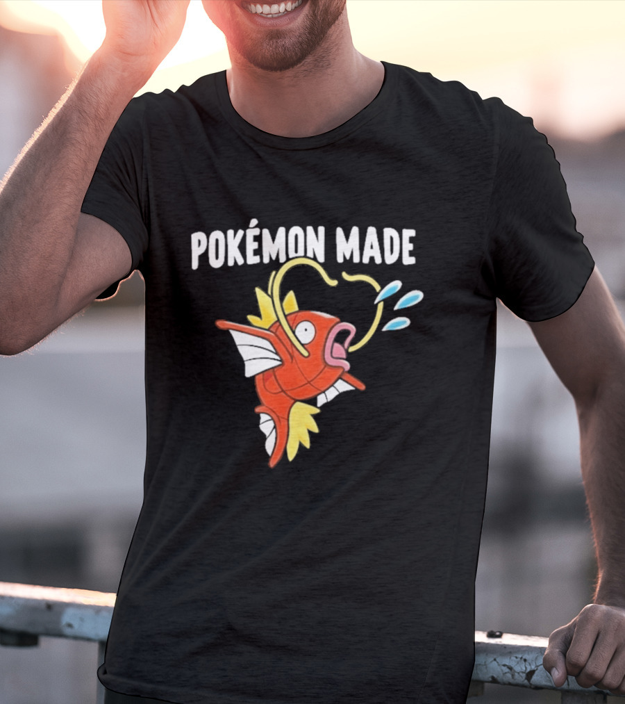 Kim Seokjin Pokémon Made Magikarp T-Shirt