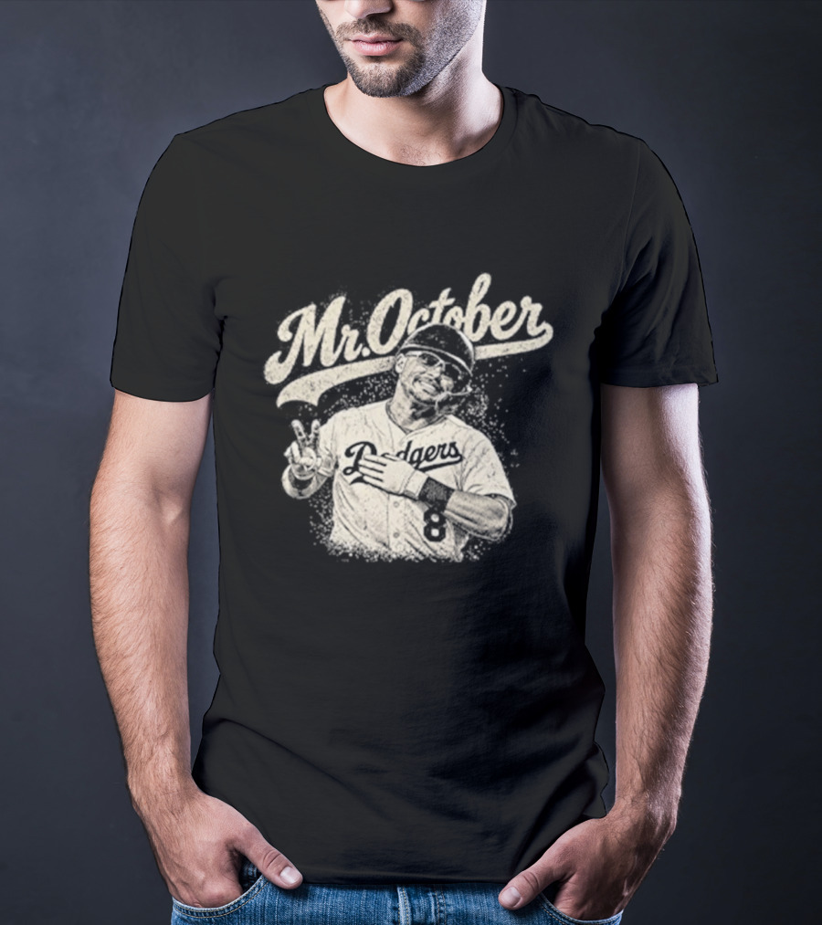 Mr October Dodgers Kike Hernandez Baseball Triumph T-Shirt