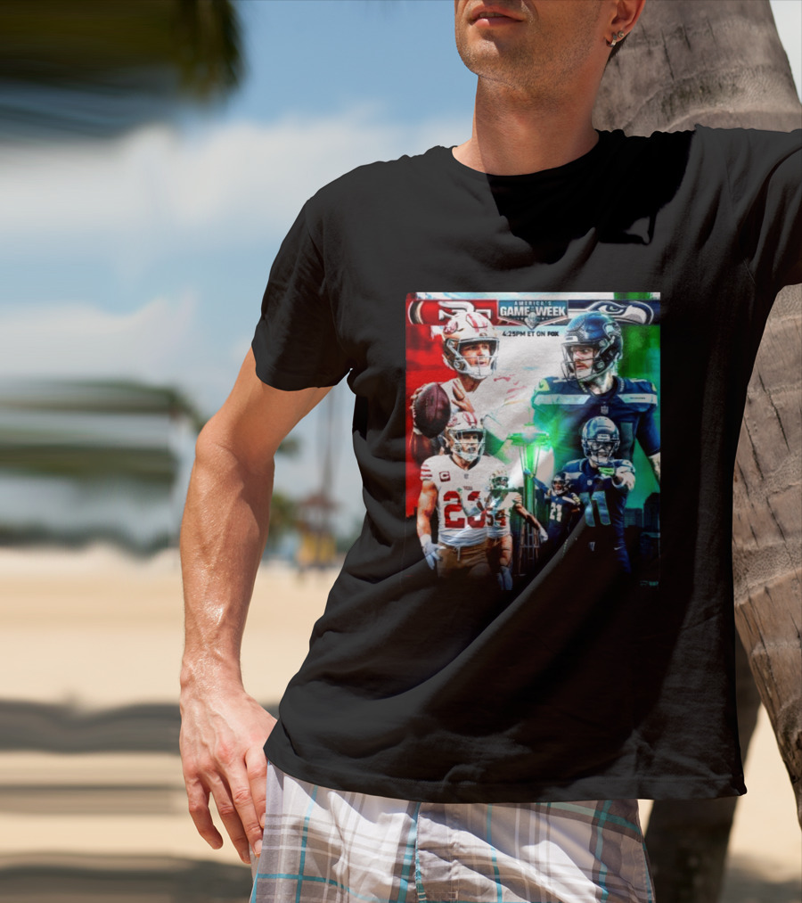 San Francisco 49ers Vs Seattle Seahawks America's Game Of The Week 2026 NFC West Showdown On Fox 4:25PM ET T-Shirt