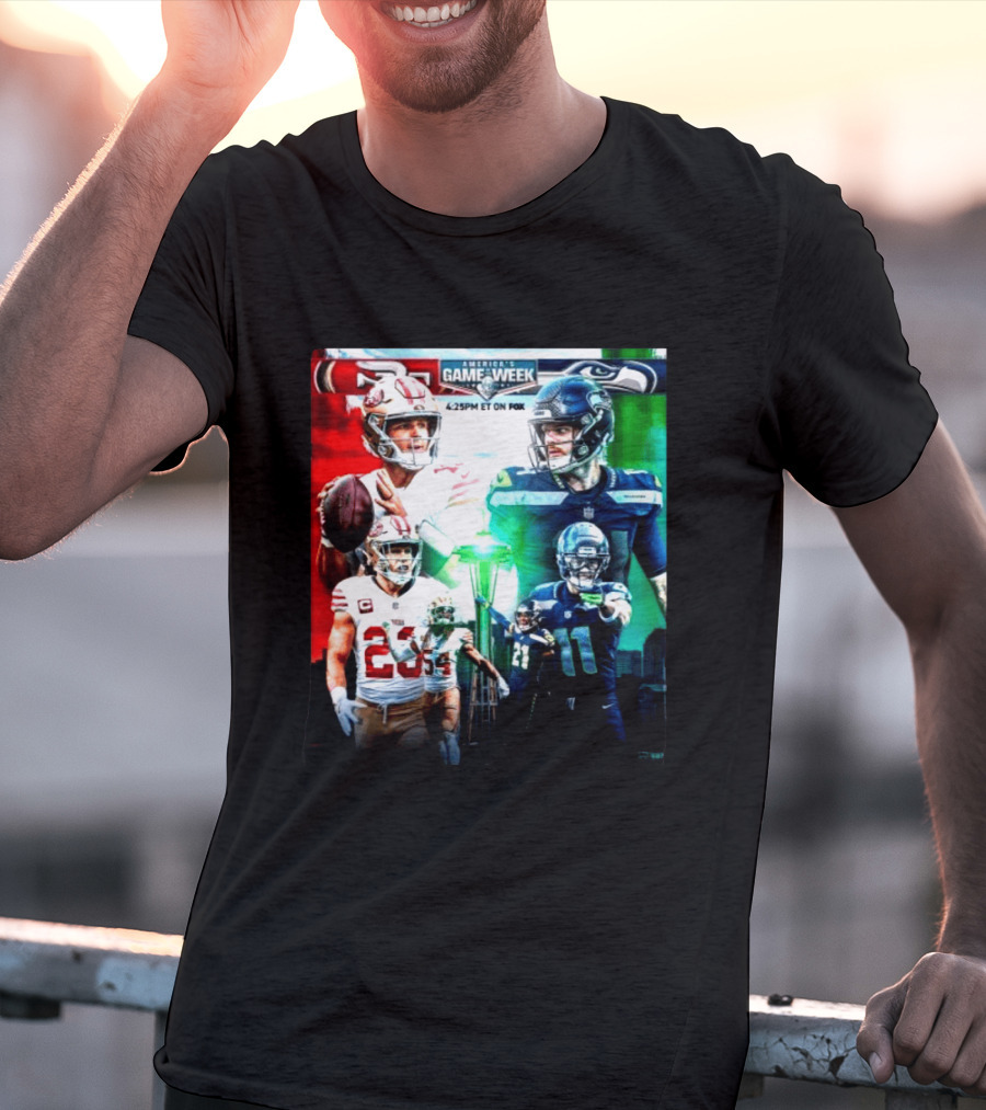 San Francisco 49ers Vs Seattle Seahawks America's Game Of The Week 2026 NFC West Showdown On Fox 4:25PM ET T-Shirt