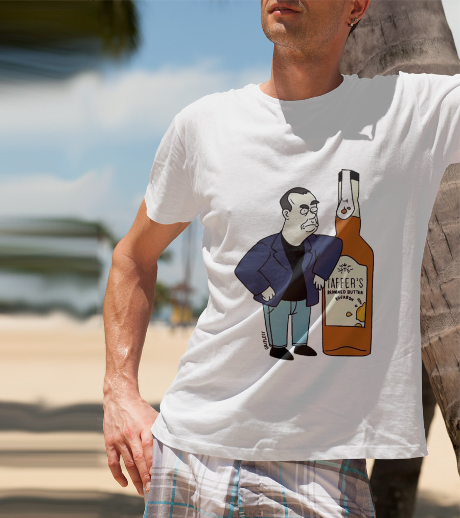 Jon Taffer Cartoon Browning Butter Bourbon Bar Rescue T-Shirt