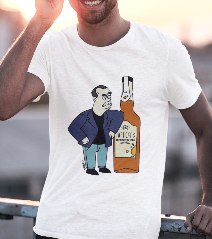 Jon Taffer Cartoon Browning Butter Bourbon Bar Rescue T-Shirt
