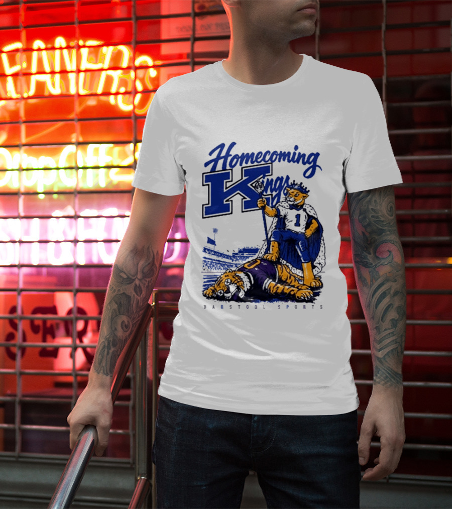 Kentucky Wildcats Homecoming King Victory Over LSU Tigers 2026 Football Barstool Sports T-Shirt