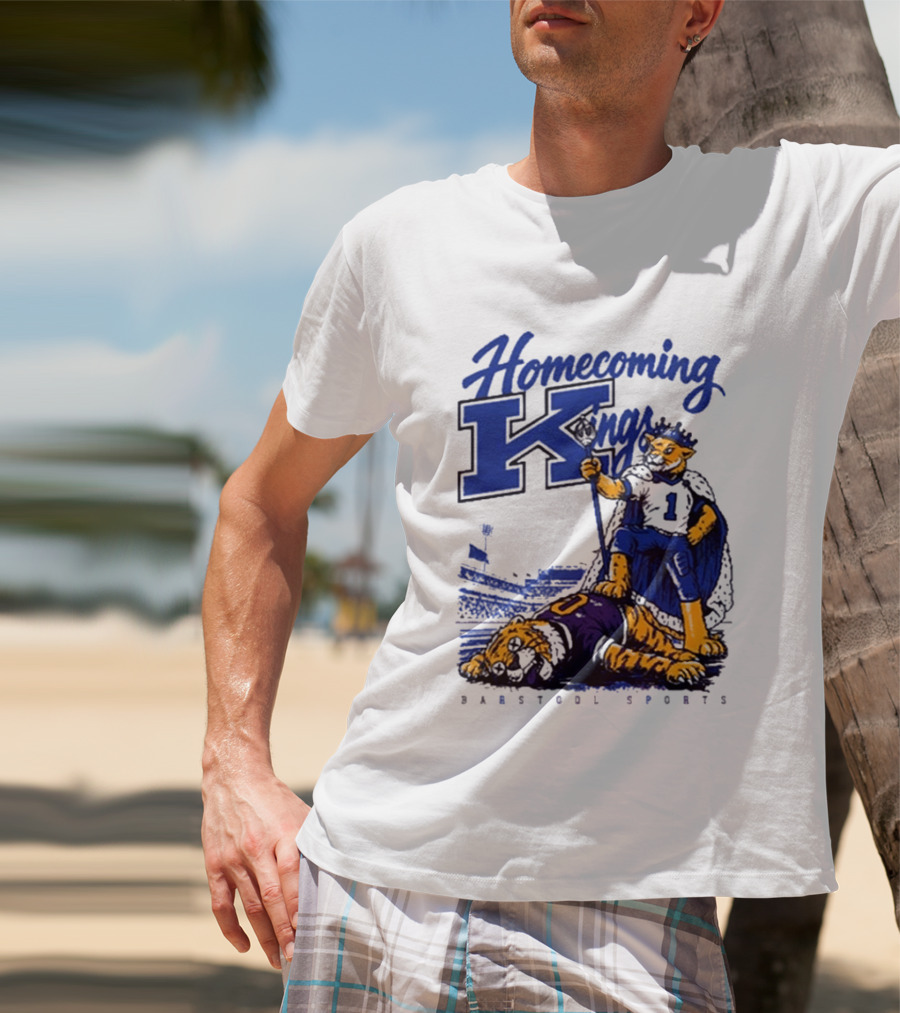 Kentucky Wildcats Homecoming King Victory Over LSU Tigers 2026 Football Barstool Sports T-Shirt