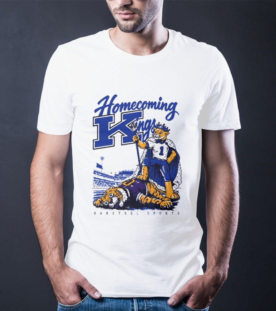 Kentucky Wildcats Homecoming King Victory Over LSU Tigers 2026 Football Barstool Sports T-Shirt