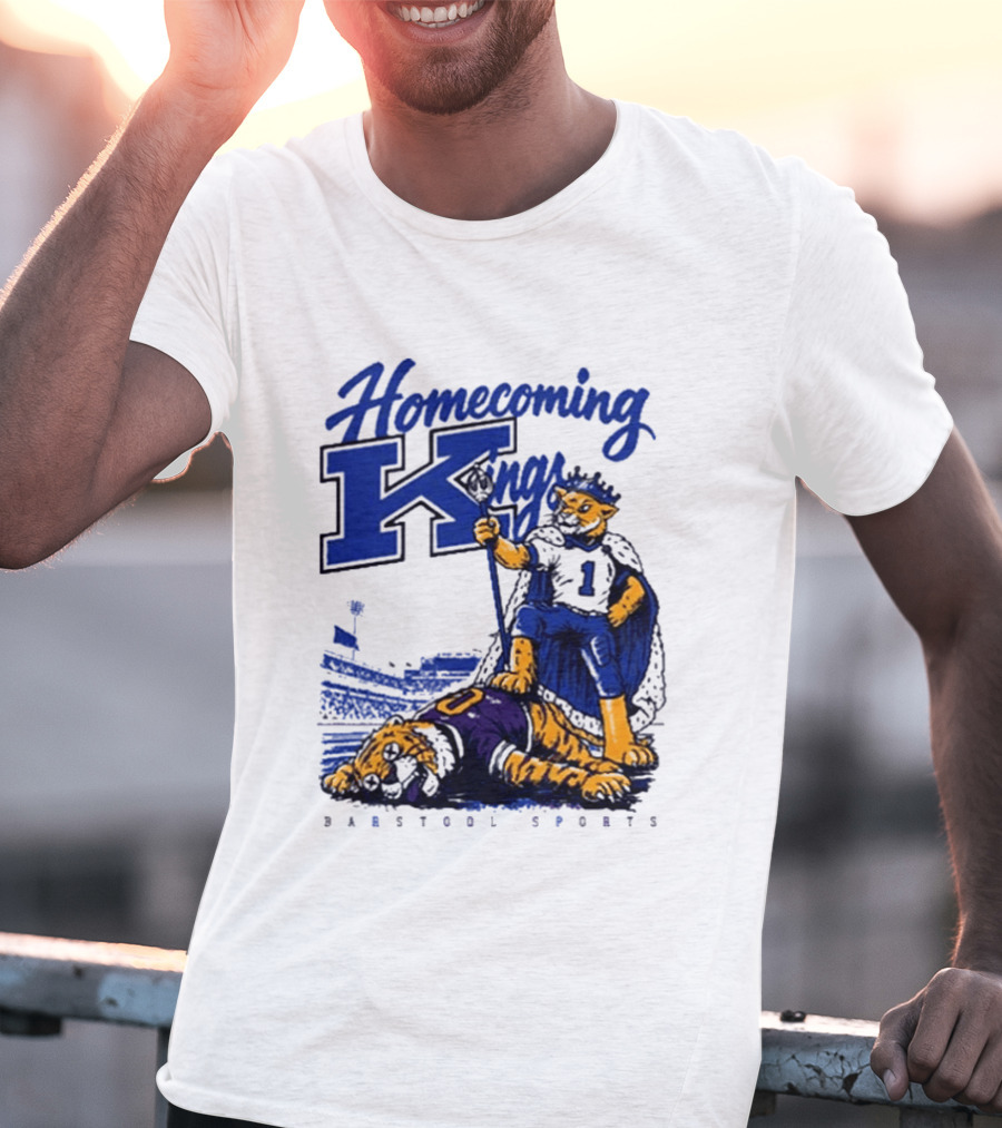 Kentucky Wildcats Homecoming King Victory Over LSU Tigers 2026 Football Barstool Sports T-Shirt