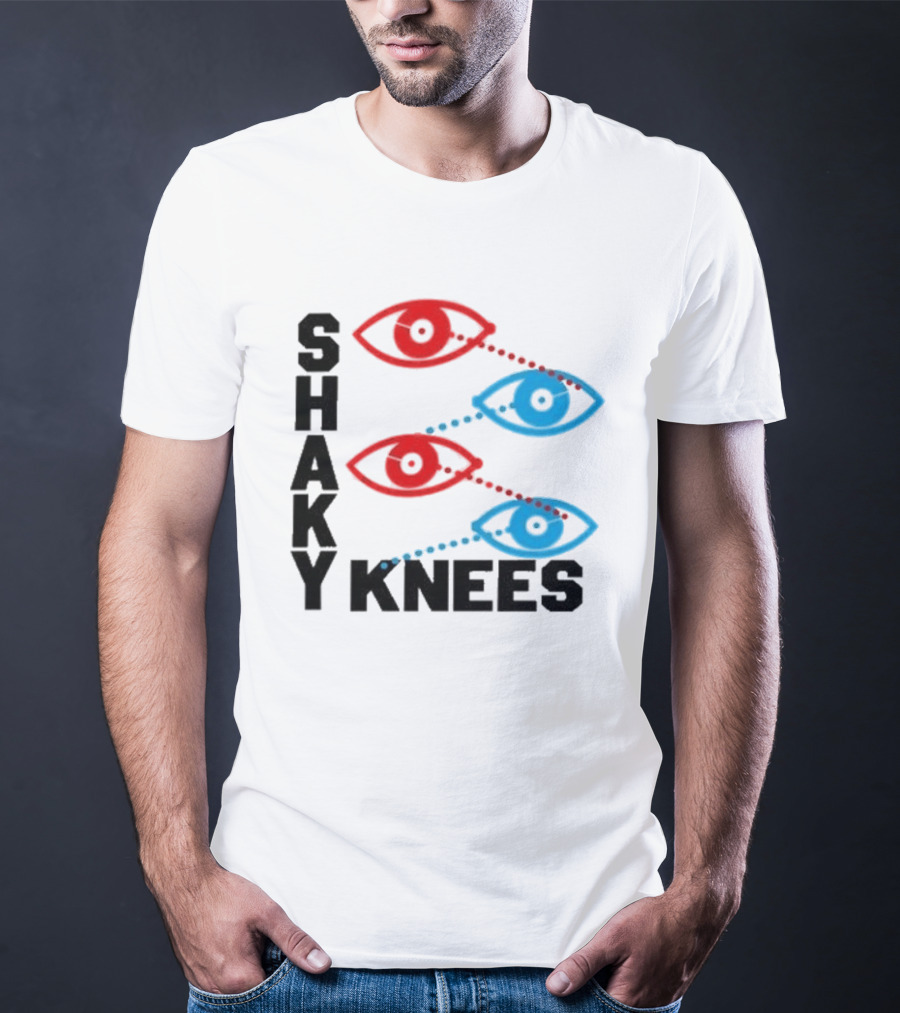Shaky Knees Festival 2026 Piedmont Park Atlanta GA September 18 20 Red Blue Eye T-Shirt