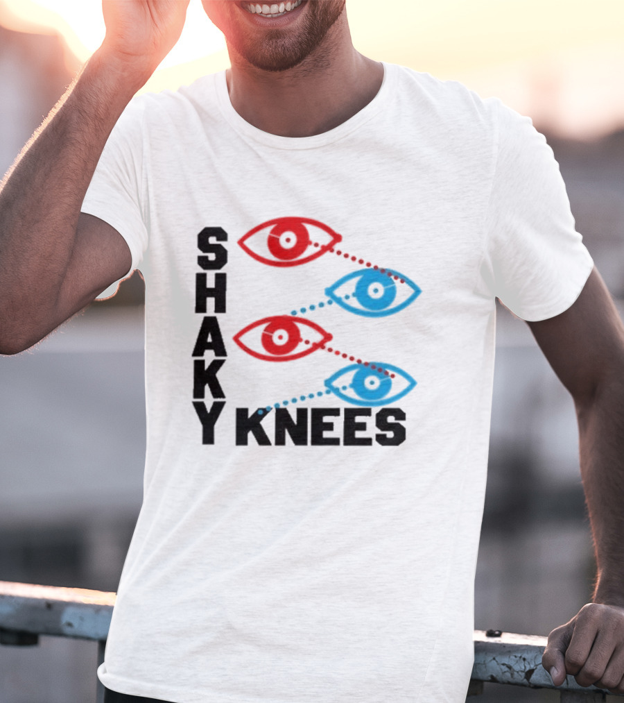 Shaky Knees Festival 2026 Piedmont Park Atlanta GA September 18 20 Red Blue Eye T-Shirt