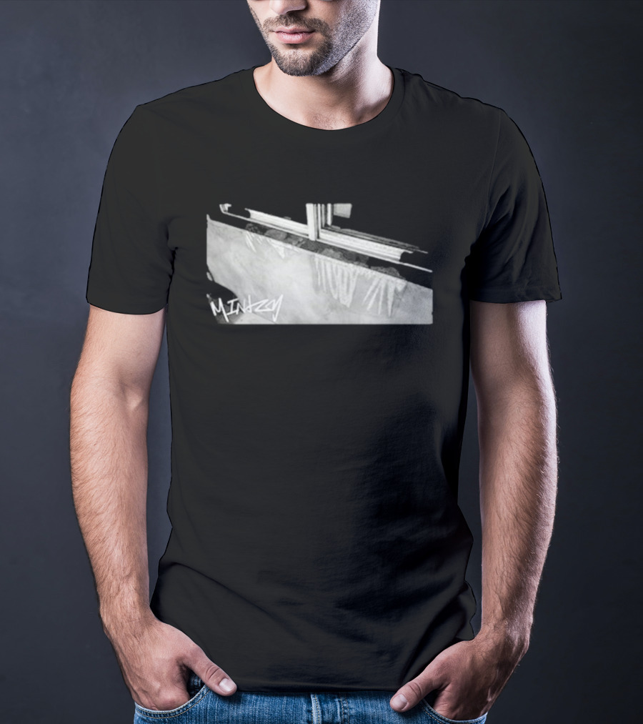 Mintzy Abstract Wall T-Shirt