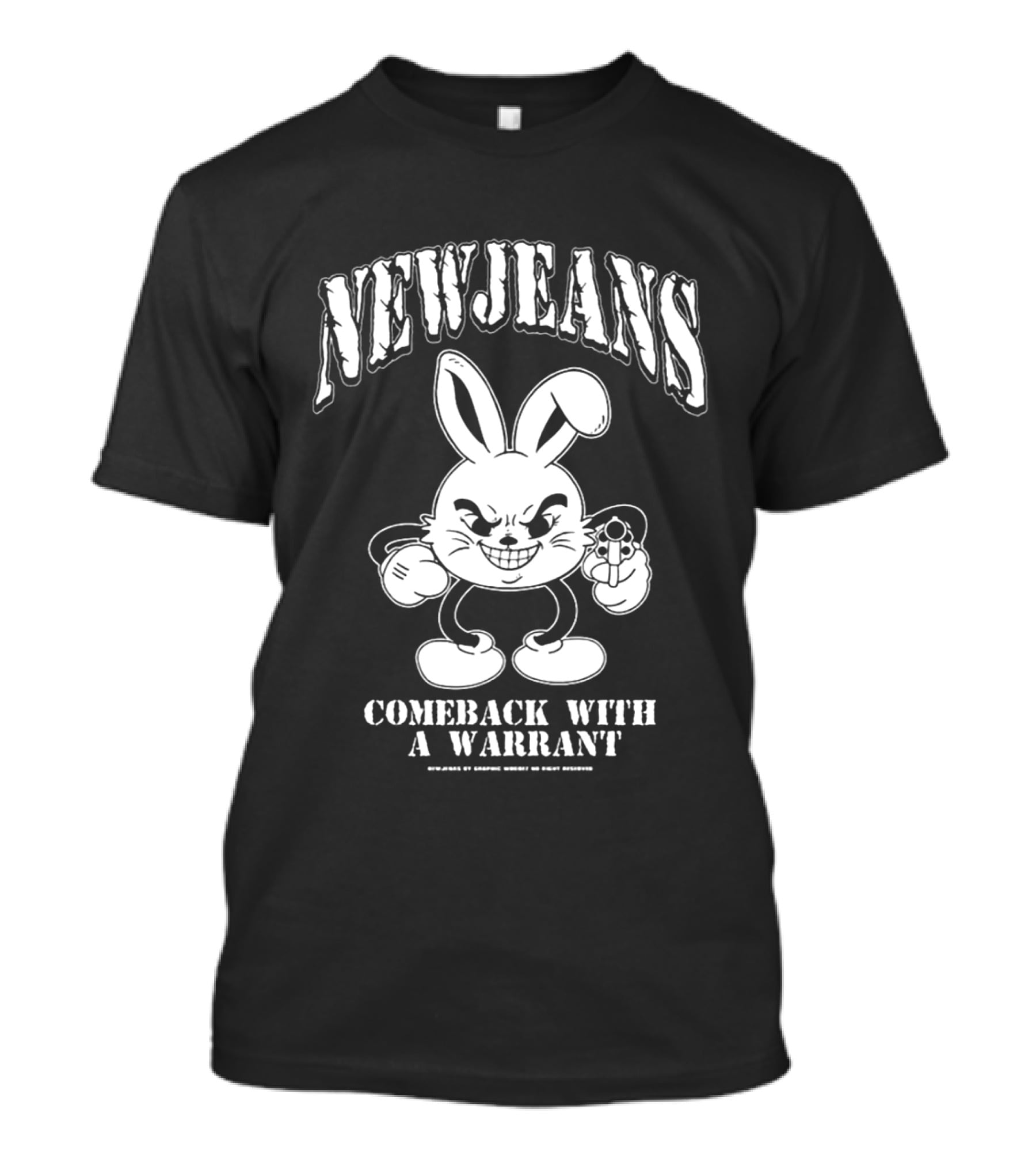 New Jeans Comeback With A Warrant Mischievous Bunny T-Shirt
