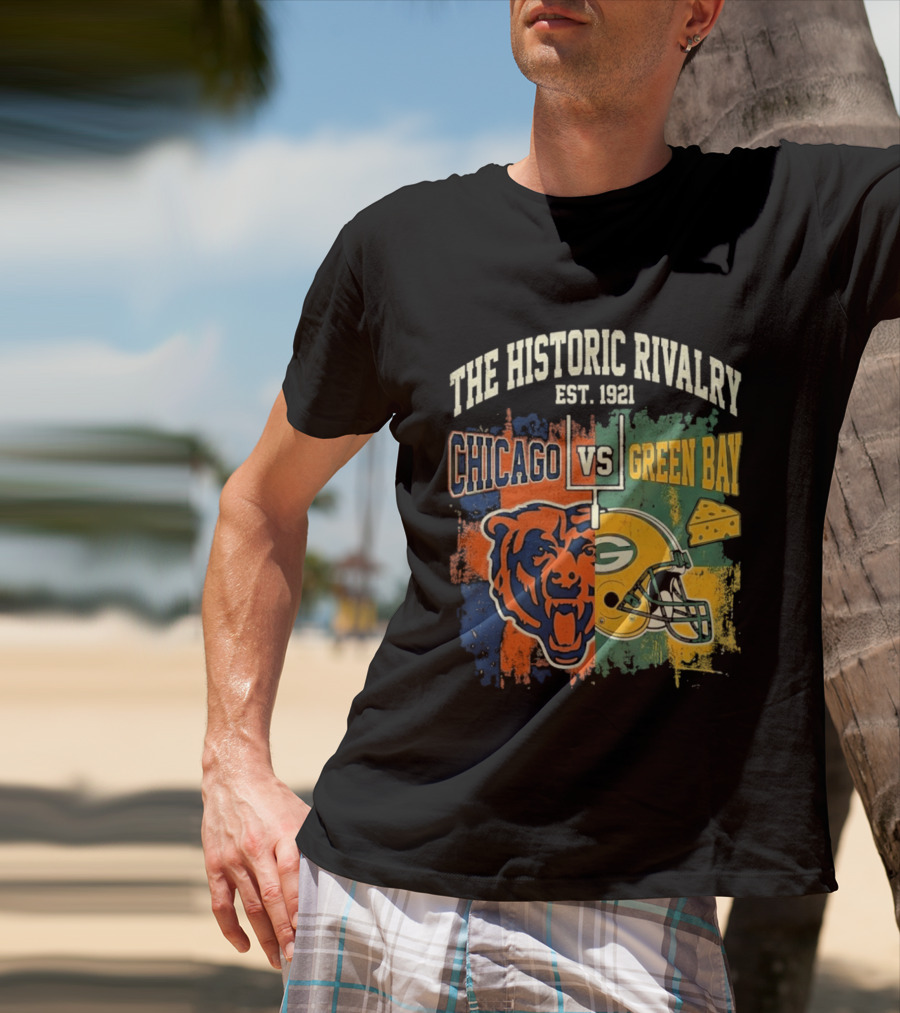 The Historic Rivalry Chicago Vs Green Bay Est 1921 T-Shirt
