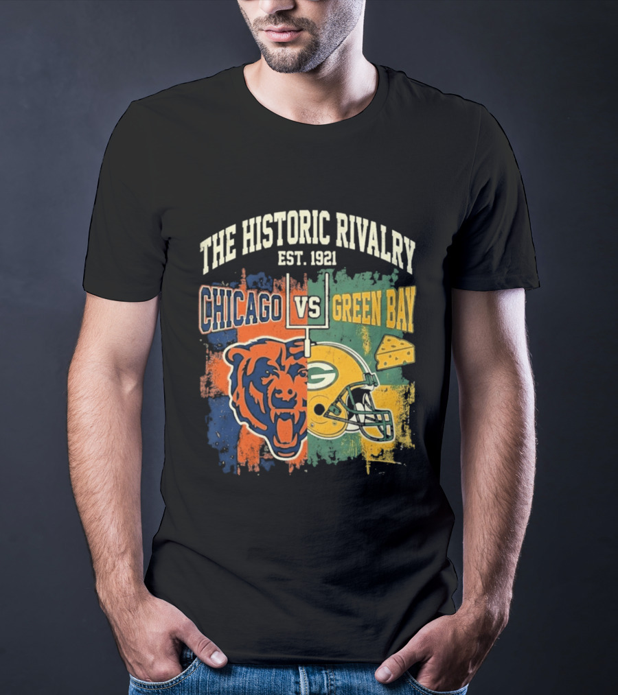 The Historic Rivalry Chicago Vs Green Bay Est 1921 T-Shirt