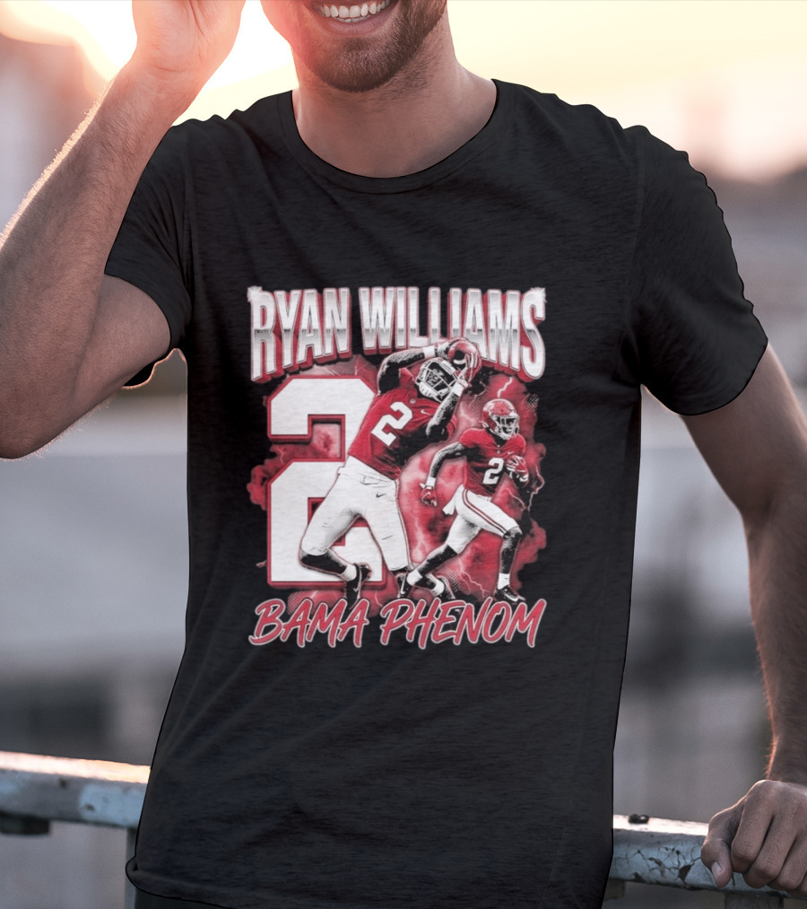 Ryan Williams Number 2 Bama Phenom Football T-Shirt