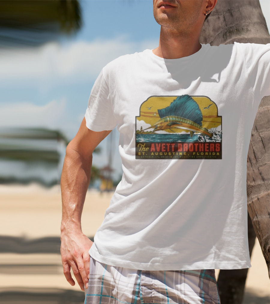 The Avett Brothers St. Augustine Florida October 11 2026 Amphitheatre Tour T-Shirt