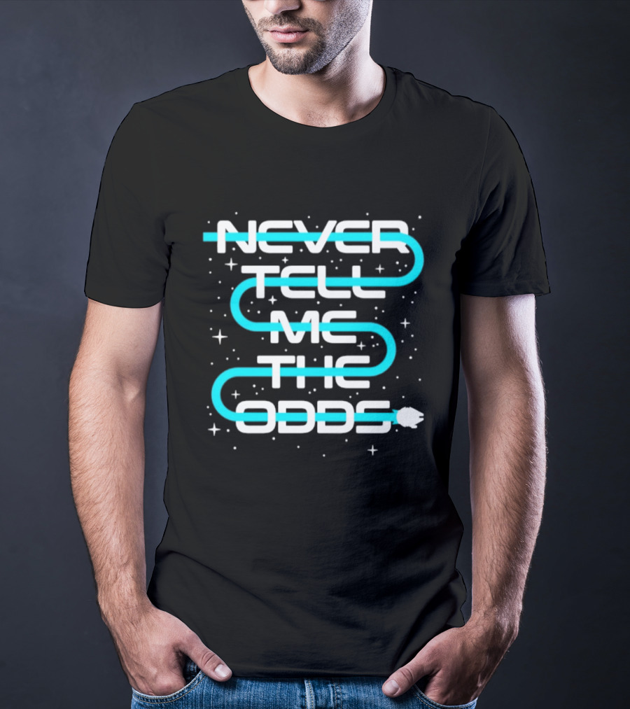 Star Wars Han Solo Never Tell Me The Odds T-Shirt