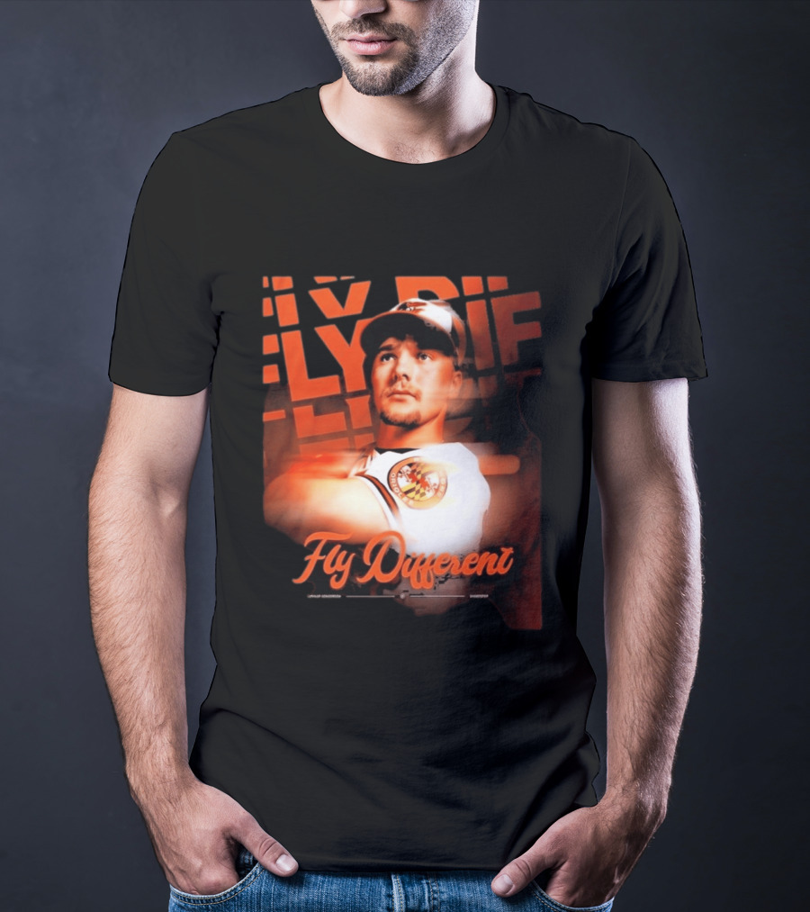 Gunnar Henderson Orioles Fly Different Baltimore Baseball T-Shirt