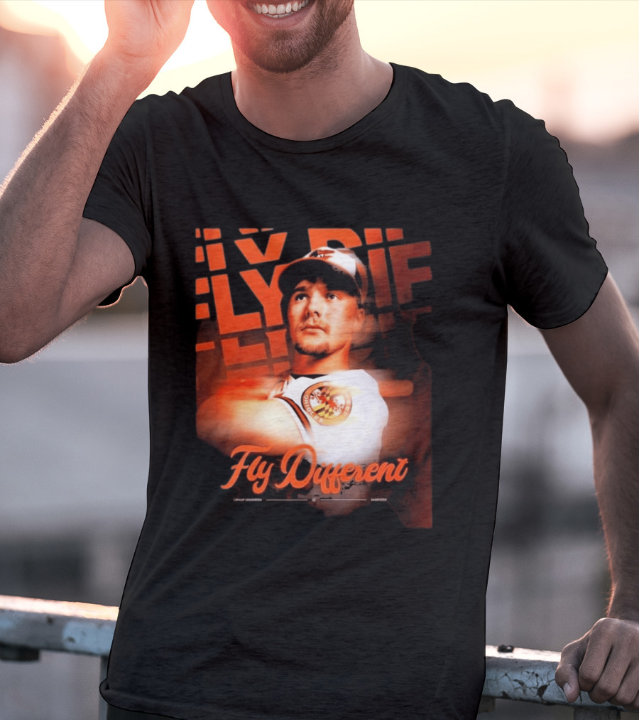 Gunnar Henderson Orioles Fly Different Baltimore Baseball T-Shirt