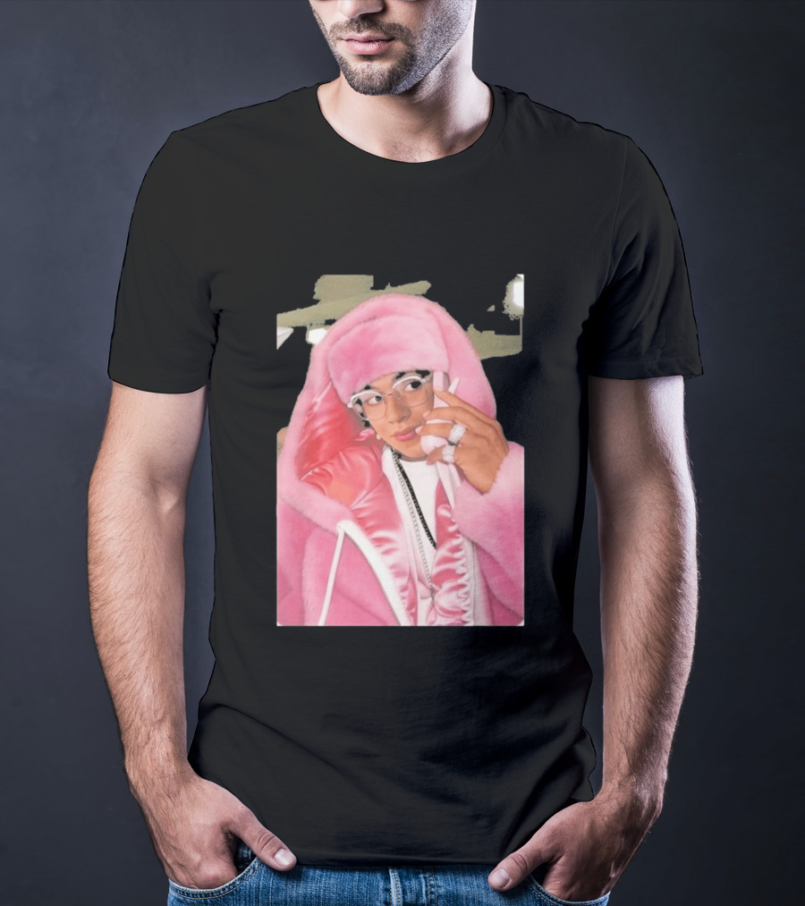Hasan Piker Pink Fur Coat Style Darializa T-Shirt
