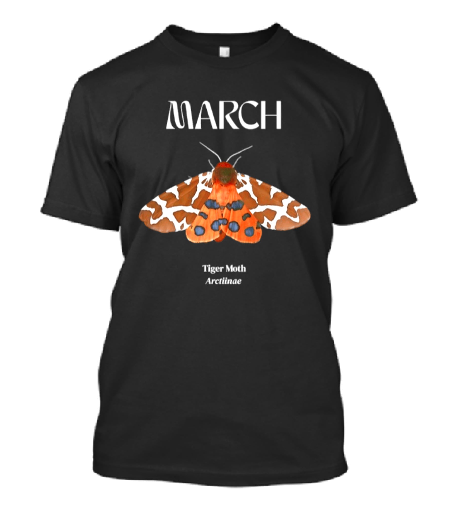 March Tiger Moth Arctiinae T-Shirt