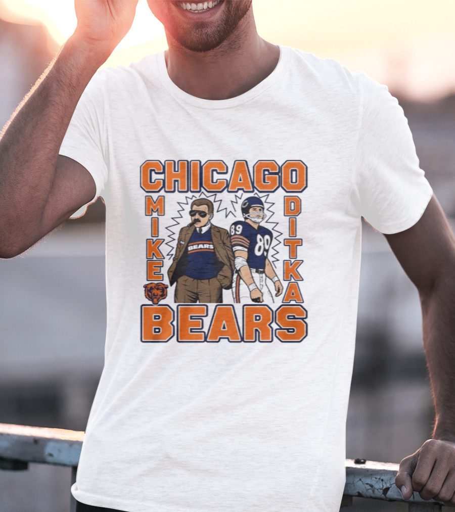 Chicago Bears Mike Ditka Classic Football Legend T-Shirt