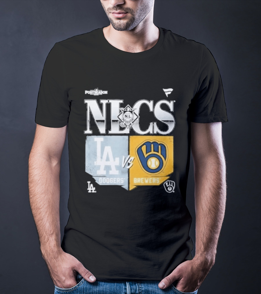 NLCS 2026 LA Dodgers Vs Milwaukee Brewers Matchup T-Shirt