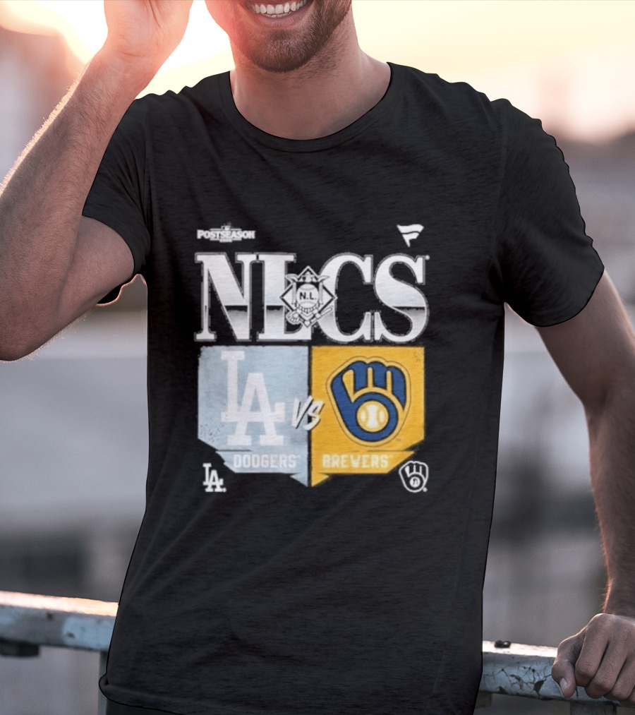 NLCS 2026 LA Dodgers Vs Milwaukee Brewers Matchup T-Shirt