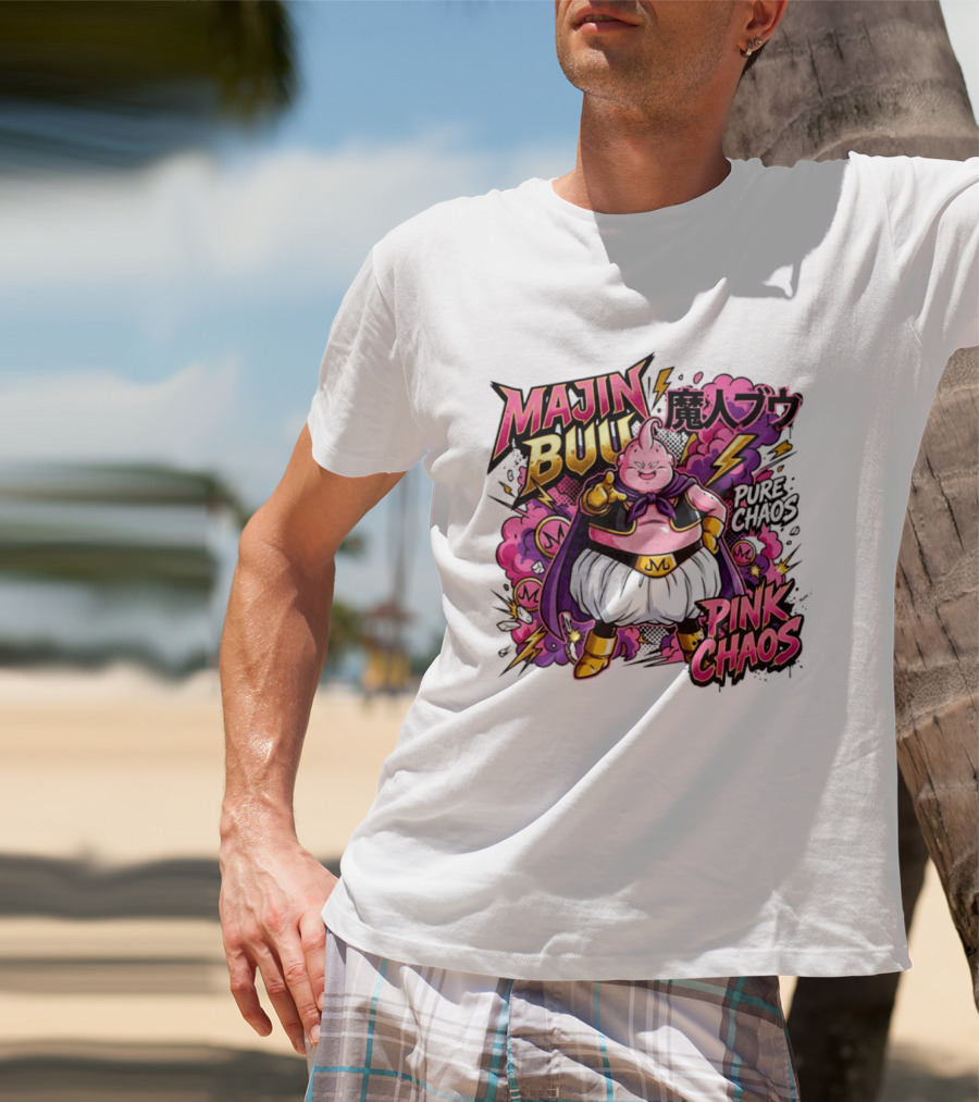 Majin Buu Pink Chaos Pure Chaos Dragon Ball Z T-Shirt