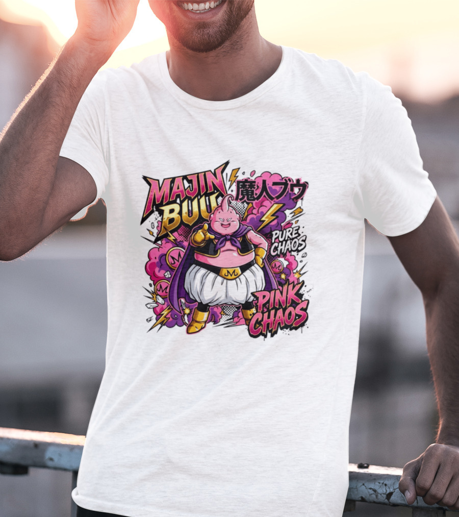 Majin Buu Pink Chaos Pure Chaos Dragon Ball Z T-Shirt