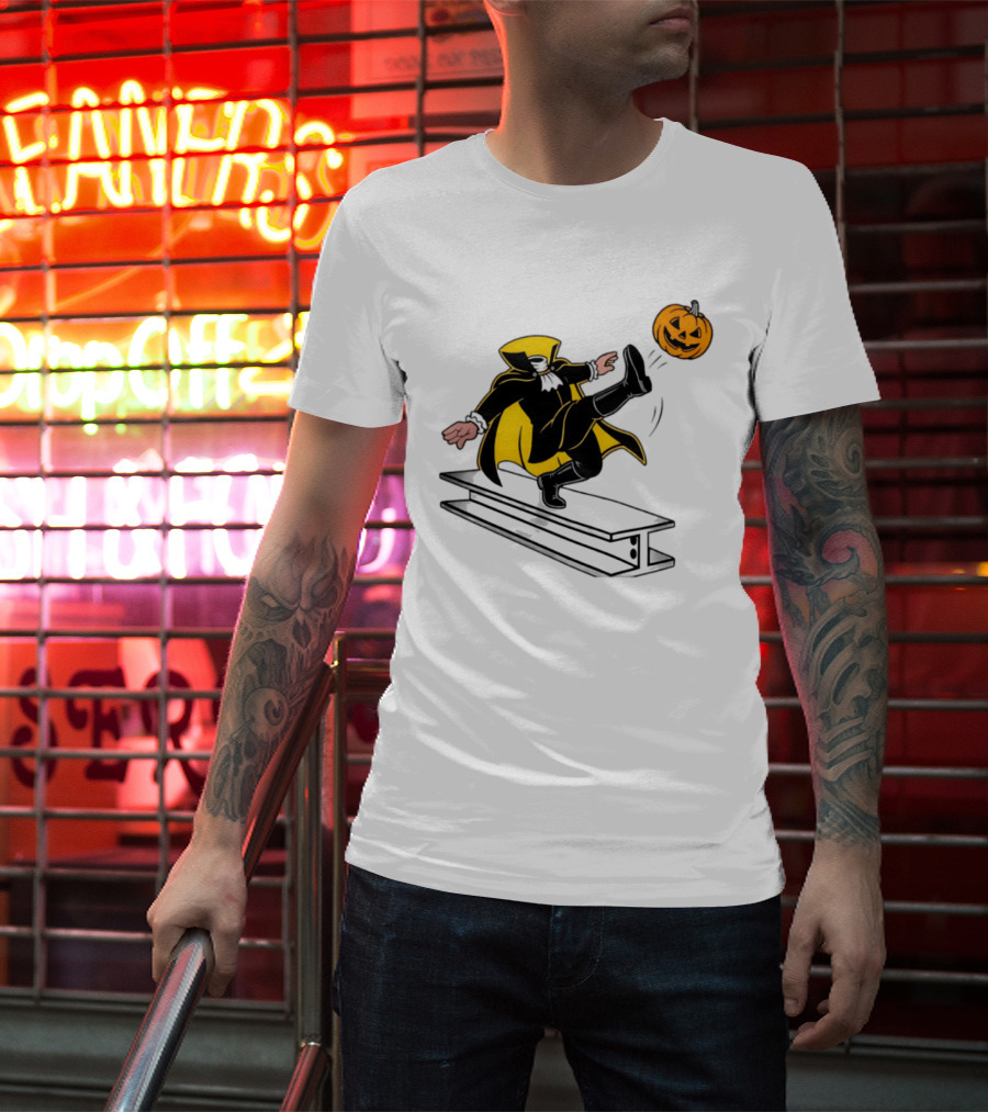 Pittsburgh Steelers Halloween 2026 Headless Horseman Of Steel T-Shirt