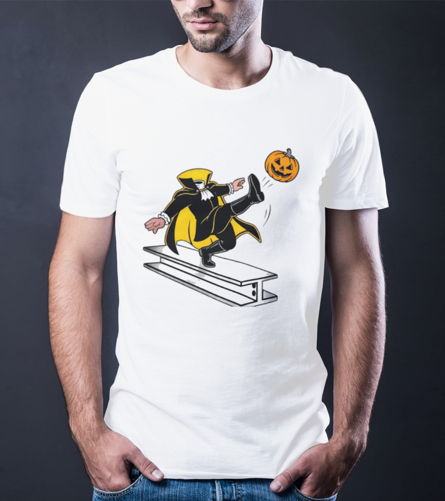 Pittsburgh Steelers Halloween 2026 Headless Horseman Of Steel T-Shirt