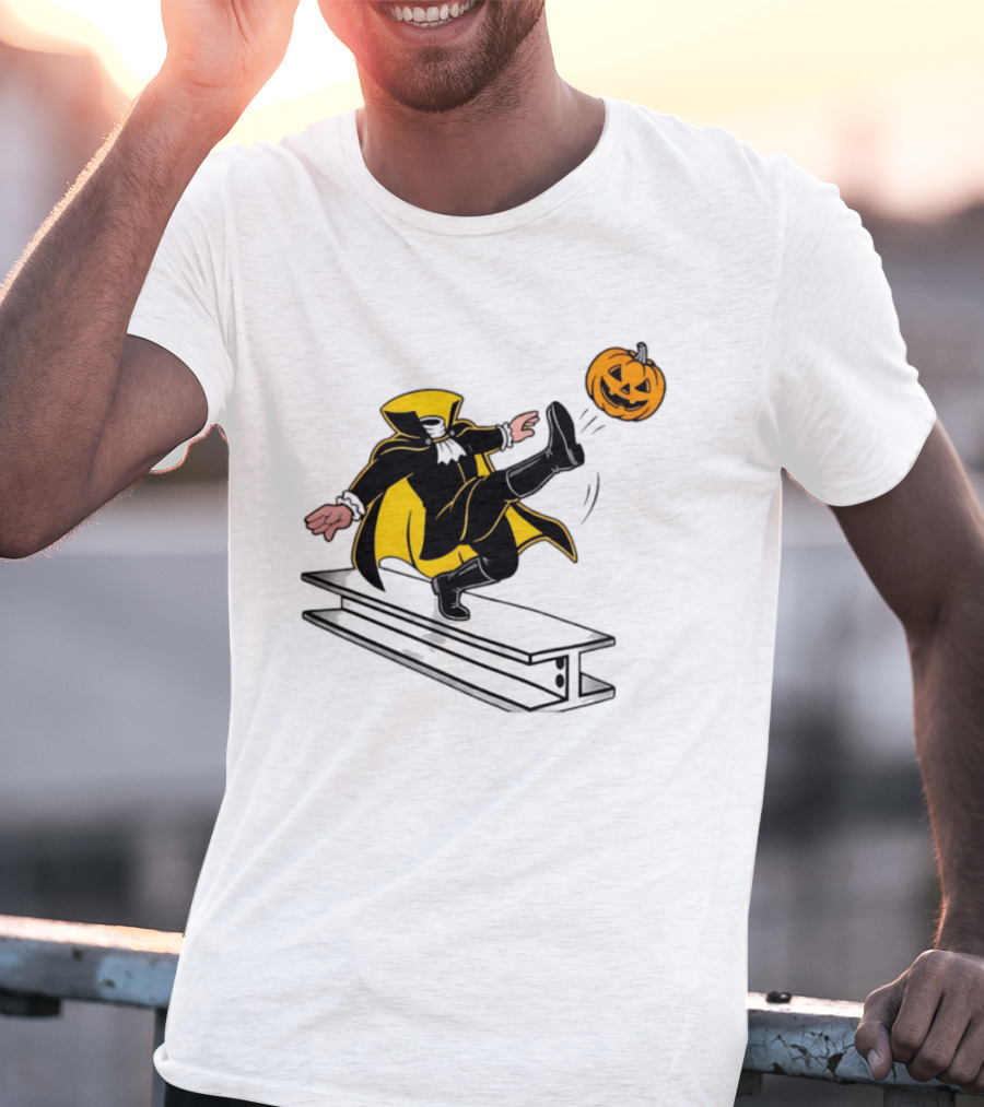 Pittsburgh Steelers Halloween 2026 Headless Horseman Of Steel T-Shirt