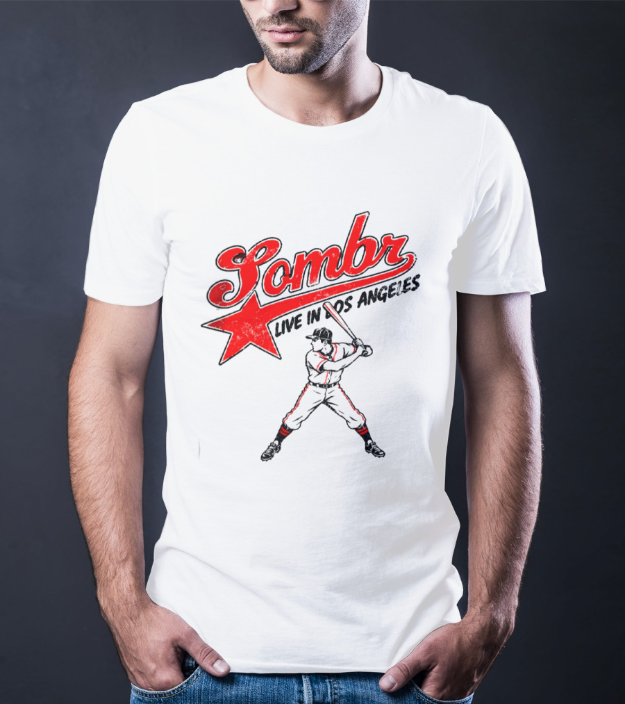 Sombr Live In Los Angeles 2026 Baseball Event At The Forum October 10 2026 T-Shirt